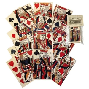 Antique Vintage Style Colonial Deck of Playing Cards 18th 19th Century Style.... - Picture 1 of 7