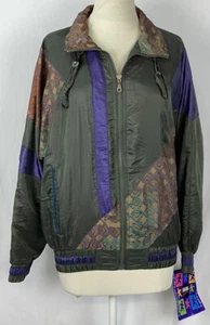 Vintage Retro Westport Ltd Women Track Jacket M Windbreaker 80s 90s NWT #22H - Picture 1 of 10