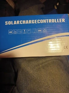 30A Solar Panel Battery Charge Controller 12V/24V LCD Regulator Auto Dual USB US - Picture 1 of 3