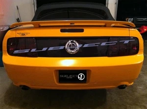 Mustang 05-09 vinilo completo negro F&R tinte ahumado $5 REEMBOLSO DISPONIBLE - Imagen 1 de 1