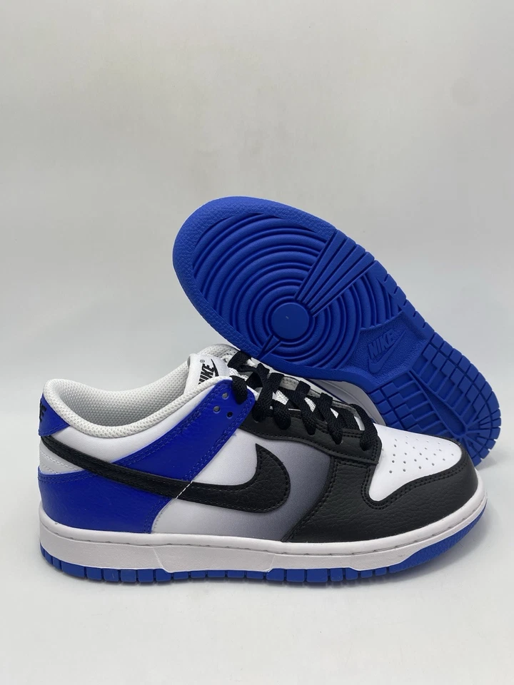 Nike Dunk Low GS Game Royal Black White (HJ9209 400) Size 6Y - Image 1 of 4