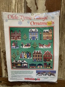 Dimensions Christmas Ornament Kits 1989 Vintage Neu 18 Ornamente - Bild 1 von 2