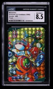 1995 Mega Man Rockman X3 Bandai Carddass Mavericks CGC 8.5 Japanese #88 Prism - Picture 1 of 2
