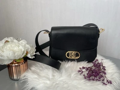 Beautiful Ralph Lauren Leather Black Crossbody Bag - Image 1 of 4