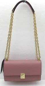 NEU KATE SPADE TRIBECA Pebbled Leather Flap Chain Crossbody/Shoulder Dusk Rose - Bild 1 von 10