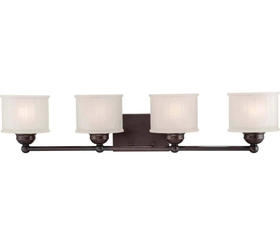 Minka Lavery 1730 Series, 4-Light Bath Wall, 400 Total Watts, Lathan Bronze Foto 1 de 1