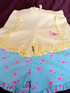 Girl's New 2 Pair Shorts (Tagged) 2 X Leggings & Joggers - Picture 1 of 10