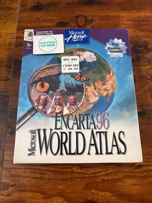 Microsoft ENCARTA 96 World Atlas (1995) WIN 95 CD Rom - Image 1 of 2