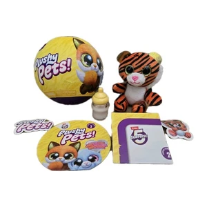 Zuru Plushy Pets Series 2 TIGER Plush With Bottle & Stickers  - Picture 1 of 8