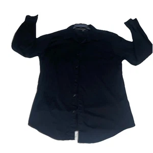 J Ferrar Modern Fit Black Xl Casual Button Down Shirt - Picture 1 of 3