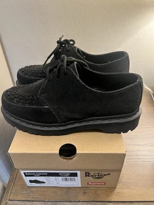 Supreme x Dr. Martens Ramsey Creeper E.H Suede Sneakers Black Size 7 - Image 1 of 4