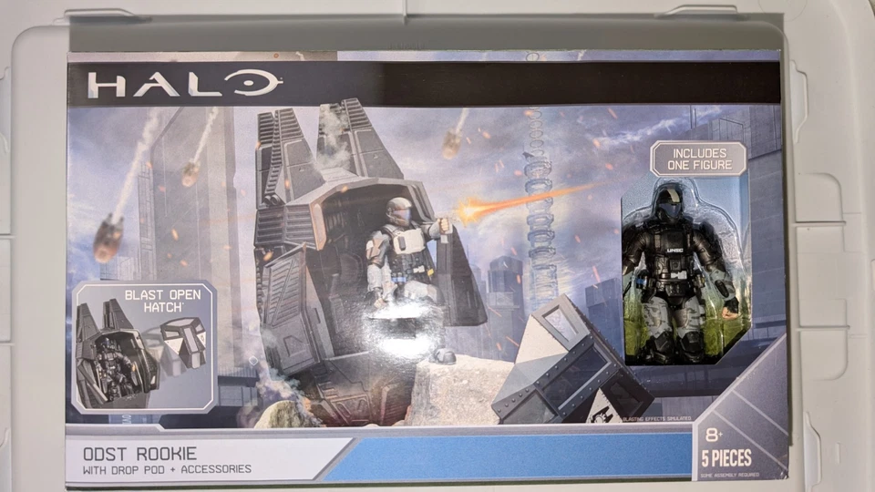 Figura de acción HALO Jazwares ODST Rookie con Drop Pod 4" World of Halo NUEVA EN CAJA Foto 1 de 1