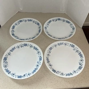 CORELLE " THE PIONEER WOMAN " 10 1/4" EVIE - BLUE DINNER PLATE'S SET OF 4 - Picture 1 of 11