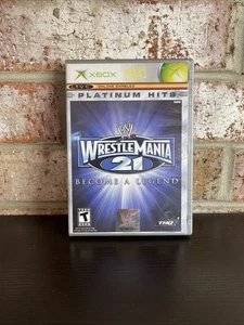WWE Wrestlemania 21 - Microsoft Xbox - Auténtico - Sin Manual - Platinum Hits - Imagen 1 de 5