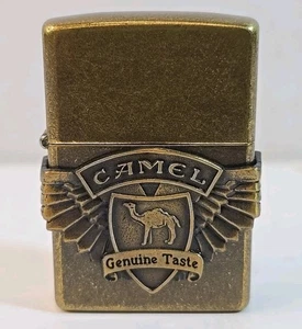 1996 Camel Genuine Taste Winged Wrap Around Logo Zippo Lighter Z116 Unstruck - Picture 1 of 7