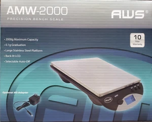 AWS Bench digital scale 2000g NEW - Picture 1 of 7