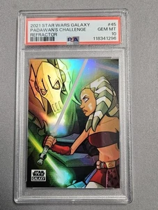 2021 Star Wars Galaxy Chrome A Padawan's Challenge Refractor PSA 10 - Picture 1 of 2