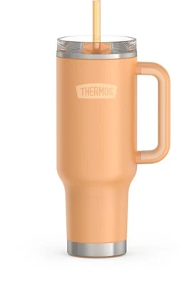 THERMOS Stainless Steel Cup Holder Mug - 40 Ounce, Melon - Insulated Tumbler - Image 1 of 4