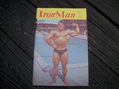* vtg IRON MAN 1971 CASEY VIATOR BODYBUILDING weightlifting NAUTILUS MACHINES ad Foto 1 de 2