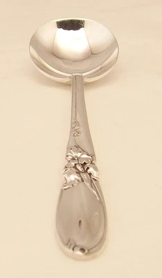 Oneida Community Silverplate 1953 WHITE ORCHID Gumbo Soup Spoon(s) Read - Image 1 of 4