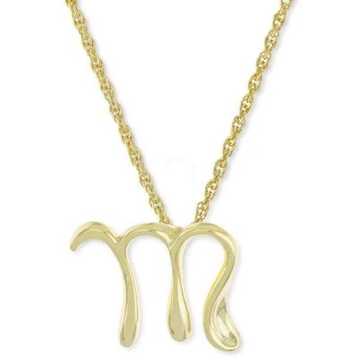 Collar Inicial 'M' Vermeil Oro 18K Moda Estilo Elegante Impresionante Nuevo con Etiquetas Foto 1 de 4