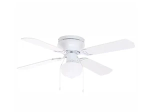 Hampton Bay Littleton 42 in. LED Indoor White Ceiling Fan with Light Kit - Picture 1 of 3