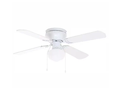 Hampton Bay Littleton 42 in. LED Indoor White Ceiling Fan with Light Kit - Image 1 of 3