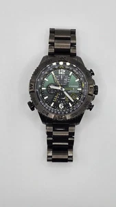 Citizen Herren Navihawk Chronograph Datum Eco-Drive grau Uhr 48 mm AT8227-56X - Bild 1 von 13