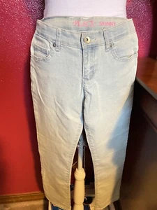 Pantalones de mezclilla ajustados para niños Place niñas 10 ajustados azul claro lavado elásticos NUEVOS - Imagen 1 de 4