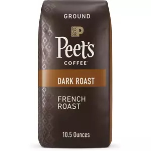 Peet's French Roast Dark Roast Ground Coffee - 10.5oz - Picture 1 of 5