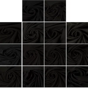 Negro Rayón Elastano Elastano Elastizado BodyCon Ropa de Salón Tela Vestido Ropa Material - Imagen 1 de 45