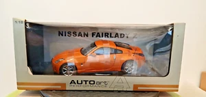 1:18 Autoart 2002 Nissan Fairlady Z 350Z RHD Sunset Orange Auto Art - Picture 1 of 20