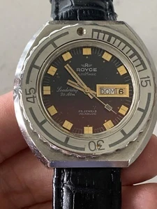 Unique Design Royce Leadership Automagic 20 Atm 25 Jewels Stainless Steel Watch - Picture 1 of 7