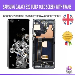 Samsung Galaxy S20 Ultra (G988) Original OLED Display LCD Display Digitizer + Rahmen - Bild 1 von 1