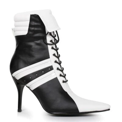 Black White Referee Ref Soccer Boxer NASCAR Race Car Costume Sneaker Boots - Image 1 of 2