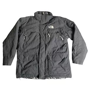 The North Face Jacket Mens XL HyVent Black Goose Down Heavy Coat Full Zip - Picture 1 of 9