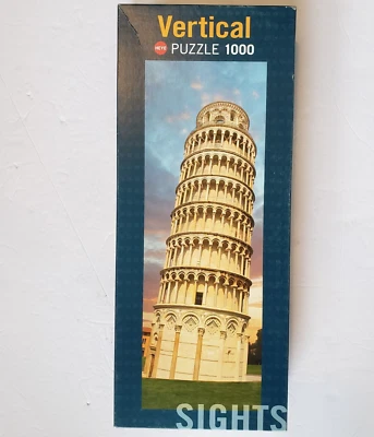 Leaning Tower of Pisa Vertical Puzzle Heye Sights Italy 1000 piece Complete - Image 1 of 4