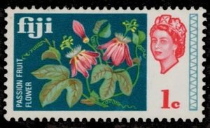 FIJI 260 (SG391) - Queen Elizabeth II "Passion Flower" (pb97832) - Picture 1 of 1