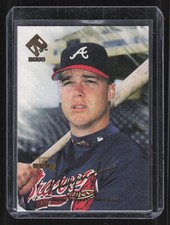 2000 Pacific Private Stock Chipper Jones #10 Premiere Date /34 Atlanta Braves 
