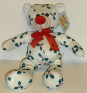 Plush Stuffed Holiday Bear - Picture 1 of 3