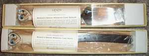 Lenox Disney Minnie's Dream Wedding Cake Server & Knife - New in Box - Picture 1 of 5