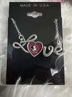 Collar Florida State Seminoles Love 16", FSU, Love The Seminoles NUEVO Foto 1 de 3