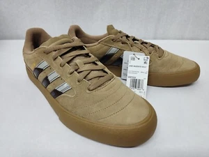 Adidas Men's Dime Buzenitz Vulc II Skateboarding Shoes GW7232 Brown Sz 10.5 - Picture 1 of 8
