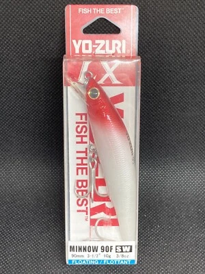 Yo - Zuri LX CABEZA ROJA Minnow 90F Flotante - Señuelos de Agua Salada *3/8 oz* Foto 1 de 2