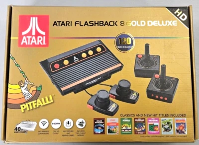 Atari Flashback 8 Gold Deluxe HD Console 40th Anniversary Edition GOOD!!! - Image 1 of 4
