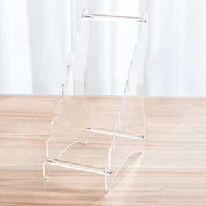 Knife Display Stand Clear Acrylic Holder Transparent Knife Rack Holder Storage - Foto 1 di 12