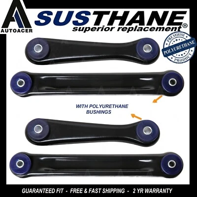 Rear Upper Lower Trailing Arm Kit 4p with Poly Bushes For Crown Victoria Towncar - Image 1 of 4