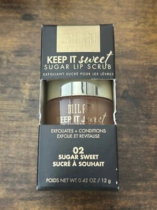 MILANI KEEP IT SWEET SUGAR LIP SCRUB 02 SUGAR SWEET EXFOLIANT - Picture 1 of 3
