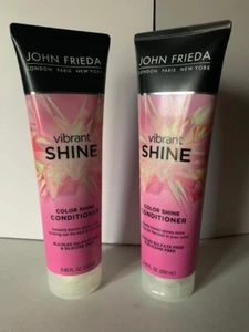 Menge 2 John Frieda Vibrant Shine glänzend Haarspülung je 8,45 flüssige Unzen. - Bild 1 von 6