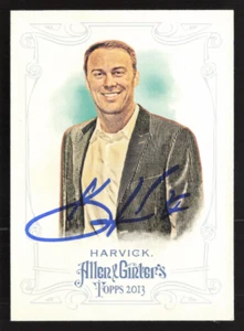 Tarjeta autógrafa firmada por Kevin Harvick 2013 Topps Allen Ginter #35 NASCAR - Imagen 1 de 2